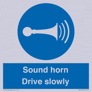 MV12437: Sound horn Drive slowly