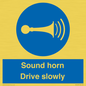 MV12437: Sound horn Drive slowly