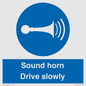 MV12437: Sound horn Drive slowly