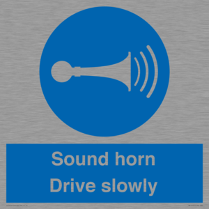 MV12437: Sound horn Drive slowly