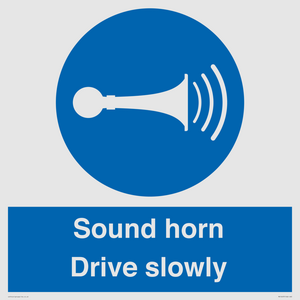MV12437: Sound horn Drive slowly