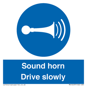 MV12437: Sound horn Drive slowly