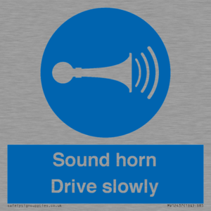 MV12437: Sound horn Drive slowly
