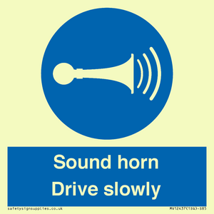 MV12437: Sound horn Drive slowly