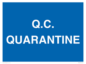 MV12466: Q.C.  QUARANTINE