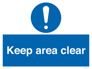 MV12571: Keep area clear