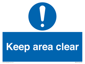 MV12571: Keep area clear