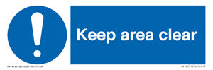 MV12571: Keep area clear