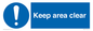 MV12571: Keep area clear