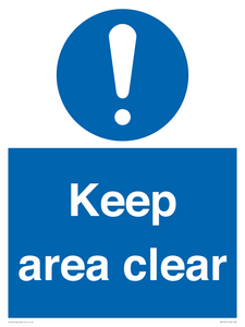 MV12571: Keep area clear