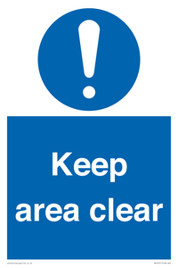 MV12571: Keep area clear