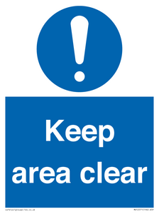 MV12571: Keep area clear