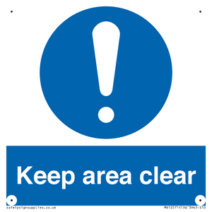 MV12571: Keep area clear