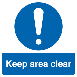 MV12571: Keep area clear