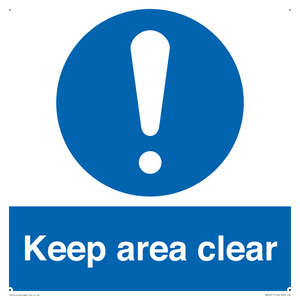 MV12571: Keep area clear