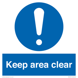 MV12571: Keep area clear