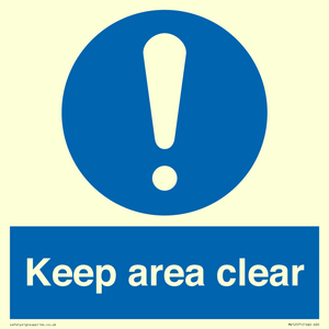 MV12571: Keep area clear