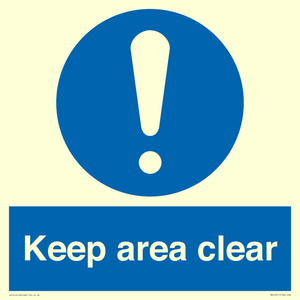 MV12571: Keep area clear