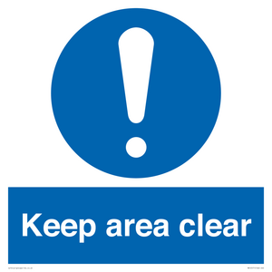 MV12571: Keep area clear