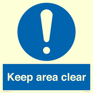 MV12571: Keep area clear