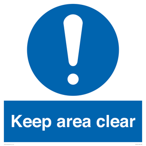 MV12571: Keep area clear