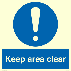 MV12571: Keep area clear