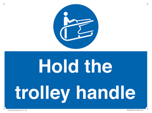 MV12658: Hold the trolley handle