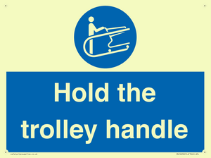 MV12658: Hold the trolley handle