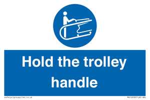 MV12658: Hold the trolley handle