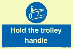 MV12658: Hold the trolley handle