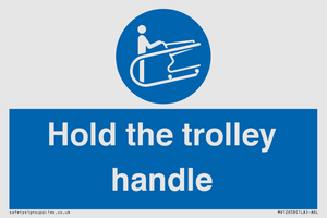 MV12658: Hold the trolley handle