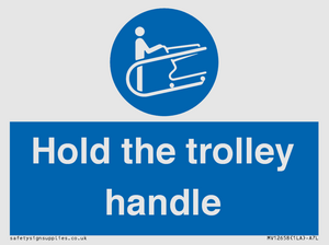 MV12658: Hold the trolley handle