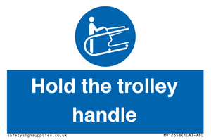 MV12658: Hold the trolley handle