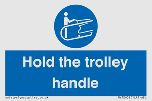 MV12658: Hold the trolley handle