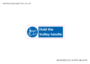 MV12658: Hold the trolley handle