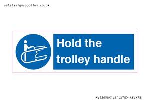 MV12658: Hold the trolley handle
