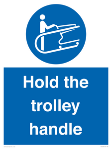MV12658: Hold the trolley handle