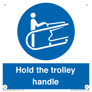 MV12658: Hold the trolley handle