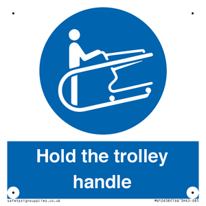 MV12658: Hold the trolley handle
