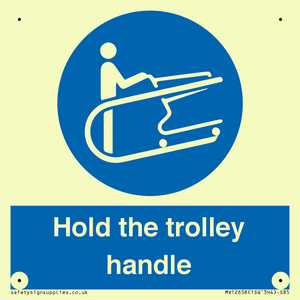 MV12658: Hold the trolley handle