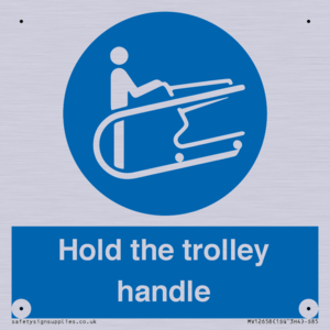 MV12658: Hold the trolley handle