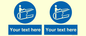 MV12682: Custom Mandatory: Hold the trolley handle