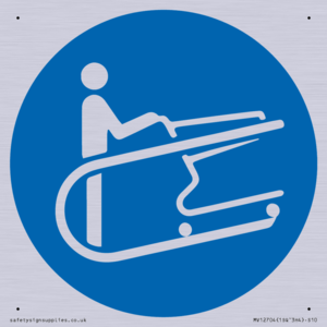 MV12704: Mandatory: Hold the trolley handle