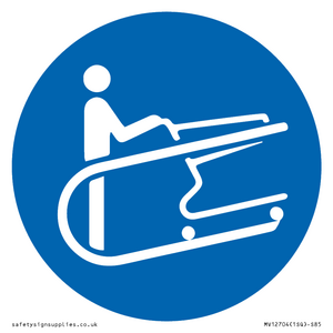 MV12704: Mandatory: Hold the trolley handle