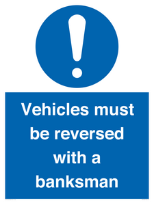 MV12756: Vehicles must be reversed with a banksman