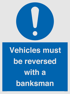 MV12756: Vehicles must be reversed with a banksman