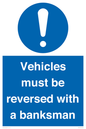MV12756: Vehicles must be reversed with a banksman