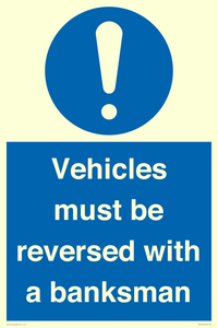 MV12756: Vehicles must be reversed with a banksman