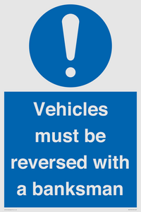 MV12756: Vehicles must be reversed with a banksman