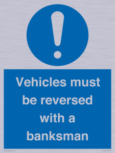 MV12756: Vehicles must be reversed with a banksman